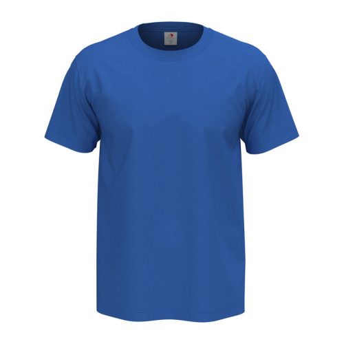 Stedman Comfort, körkötött rövid ujjú férfi póló, Bright Royal-2XL