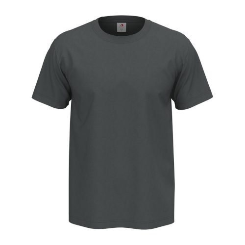 Stedman Comfort, körkötött rövid ujjú férfi póló, Slate Grey-2XL