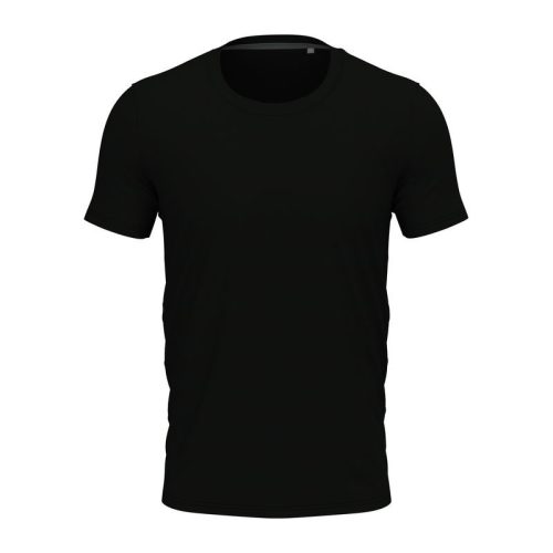 Stedman rövid ujjú streccs férfi póló, Black Opal-2XL