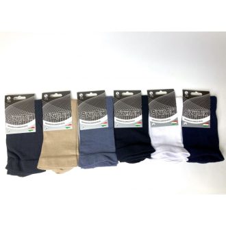   Szuntex gumi nélküli pamut zokni 5 páras csomagban, vegyes színekben-37-38