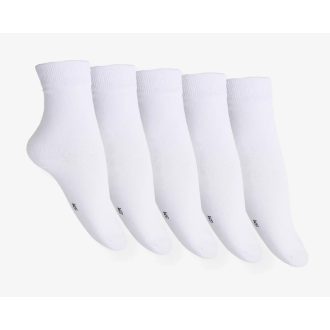   Mr.Pamut NŐI pamut bokazokni, 5 párass csomagban, fehér, 35-38