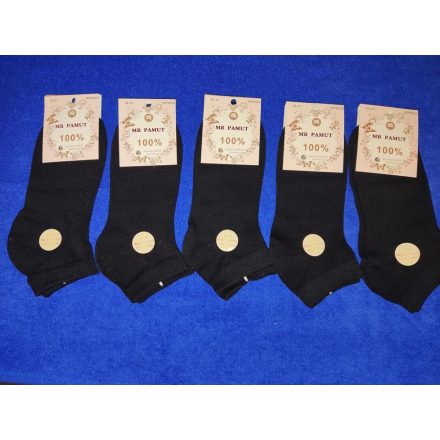 Mr.Pamut Női titok zokni  fekete színben, 5 páras csomagban