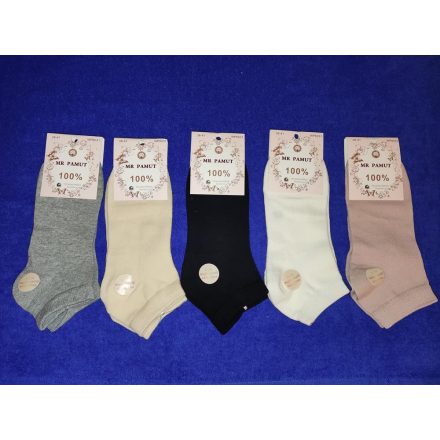 Mr.Pamut Női titok zokni  több színben, 5 páras csomagban