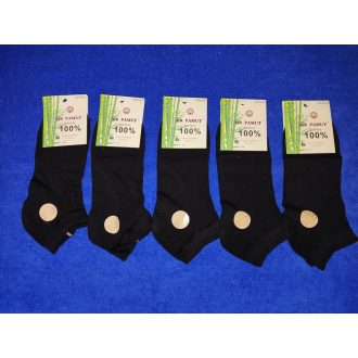   Mr.Pamut Női bambusz titok zokni  fekete színben, 5 páras csomagban, 38-41