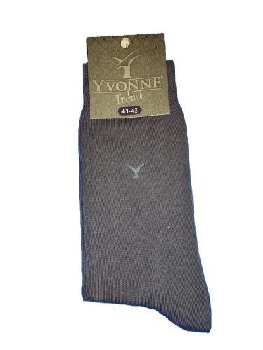 Yvonne elegáns Női bokazokni, sötétszürke, 35-37