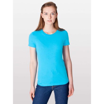 AA2102 Női rövid ujjú póló American Apparel, Turquoise-XL