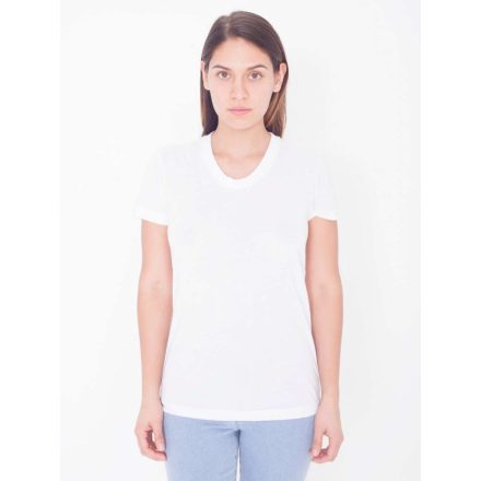 AAPL301 szublimálható Női rövid ujjú póló American Apparel, White-2XL