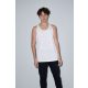 AAPL408 szublimálható unisex ujjatlan póló American Apparel, White-S