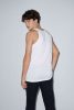 AAPL408 szublimálható unisex ujjatlan póló American Apparel, White-XL