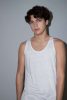 AAPL408 szublimálható unisex ujjatlan póló American Apparel, White-XL