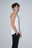 AAPL408 szublimálható unisex ujjatlan póló American Apparel, White-XL
