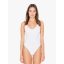 AARSA8336 Női sporthátú ujjatlan pamut sztreccs body American Apparel, White-S