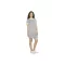 AARSABB3274 Női rövid ujjú pólóruha American Apparel, Heather Grey-XS
