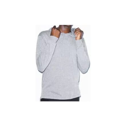 AARSATR436 unisexhosszú ujjú kapucnis póló American Apparel, Athletic Grey-S