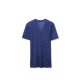 AATR461 V-nyakú unisex tri-blend rövid ujjú póló American Apparel, Tri-Indigo-S