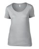 AN391 környakas Női póló mély dekoltázzsal Anvil, Silver-XL