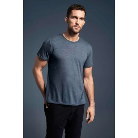 AN6750 tri-blend férfi póló Anvil, Heather Blue - S