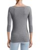 ANL2455 3/4 ujjú streccs Női póló Anvil, Heather Graphite-S