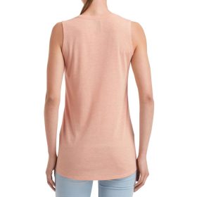   ANL37PV ívelt aljjú laza szabású ujjatlan Női póló-trikó Anvil, Dusty Rose-2XL