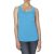 ANL6751 ívelt aljjú sporthátú ujjatlan női póló-trikó Anvil, Heather Caribbean Blue-2XL