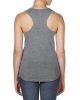 ANL6751 ívelt aljjú sporthátú ujjatlan női póló-trikó Anvil, Heather Graphite-L