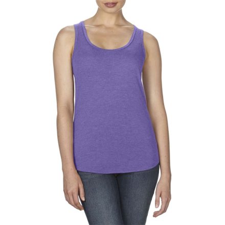ANL6751 ívelt aljjú sporthátú ujjatlan női póló-trikó Anvil, Heather Purple-2XL