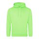 Just Hoods Uniszex laza szabású kapucnis pulóver AWJH001, Apple Green-S