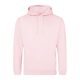 Just Hoods Uniszex laza szabású kapucnis pulóver AWJH001, Baby Pink-3XL
