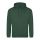 Just Hoods Uniszex laza szabású kapucnis pulóver AWJH001, Bottle Green-XS
