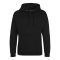 Just Hoods Uniszex laza szabású kapucnis pulóver AWJH001, Black Smoke-L