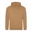 Just Hoods Uniszex laza szabású kapucnis pulóver AWJH001, Caramel Latte-L