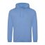 Just Hoods Uniszex laza szabású kapucnis pulóver AWJH001, Cornflower Blue-2XL