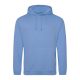 Just Hoods Uniszex laza szabású kapucnis pulóver AWJH001, Cornflower Blue-XL