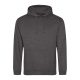 Just Hoods Uniszex laza szabású kapucnis pulóver AWJH001, Charcoal-3XL