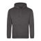Just Hoods Uniszex laza szabású kapucnis pulóver AWJH001, Charcoal-XL