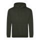 Just Hoods Uniszex laza szabású kapucnis pulóver AWJH001, Combat Green-2XL