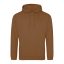 Just Hoods Uniszex laza szabású kapucnis pulóver AWJH001, Caramel Toffee-3XL