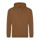 Just Hoods Uniszex laza szabású kapucnis pulóver AWJH001, Caramel Toffee-S