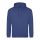 Just Hoods Uniszex laza szabású kapucnis pulóver AWJH001, Denim Blue-XS