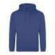 Just Hoods Uniszex laza szabású kapucnis pulóver AWJH001, Denim Blue-XS
