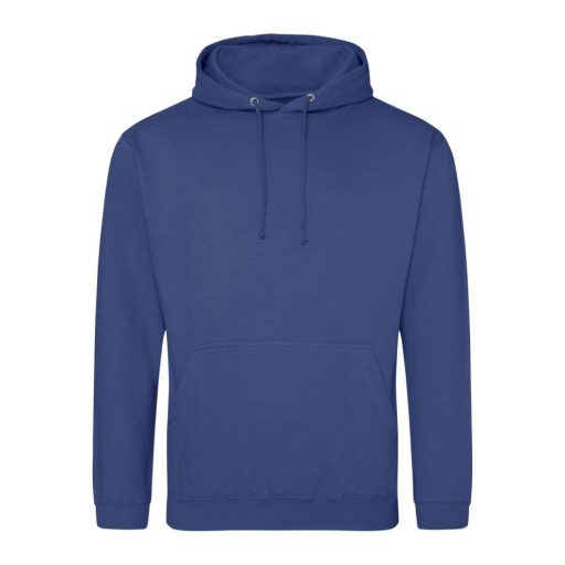 Just Hoods Uniszex laza szabású kapucnis pulóver AWJH001, Denim Blue-XS
