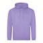 Just Hoods Uniszex laza szabású kapucnis pulóver AWJH001, Digital Lavender-L