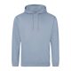 Just Hoods Uniszex laza szabású kapucnis pulóver AWJH001, Dusty Blue-XS