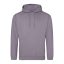 Just Hoods Uniszex laza szabású kapucnis pulóver AWJH001, Dusty Lilac-XS