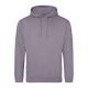 Just Hoods Uniszex laza szabású kapucnis pulóver AWJH001, Dusty Lilac-XS