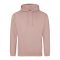 Just Hoods Uniszex laza szabású kapucnis pulóver AWJH001, Dusty Pink-XS