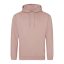 Just Hoods Uniszex laza szabású kapucnis pulóver AWJH001, Dusty Pink-XS
