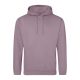 Just Hoods Uniszex laza szabású kapucnis pulóver AWJH001, Dusty Purple-S