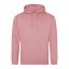 Just Hoods Uniszex laza szabású kapucnis pulóver AWJH001, Dusty Rose-3XL