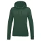 Just Hoods Női kapucnis pulóver bolyhozott belsővel AWJH001F, Bottle Green-M